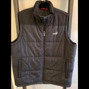Puma XL Black Puffer Vest